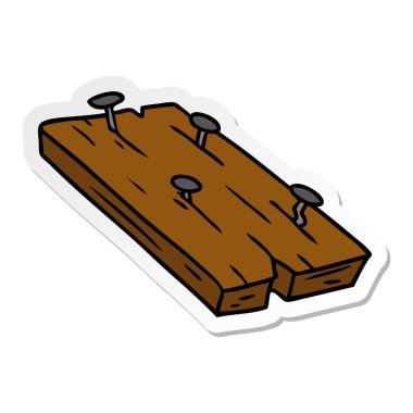 el çekilmiş etiket karikatür doodle çivi bir pansiyon