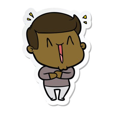 adam sopa bir karikatür heyecanlı