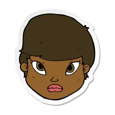 çizgi film ciddi bir yüz plakası