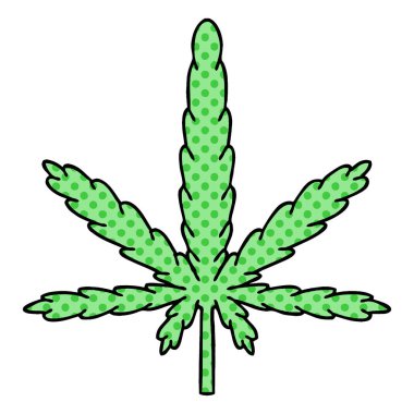 çizgi roman tarzı ilginç karikatür esrar