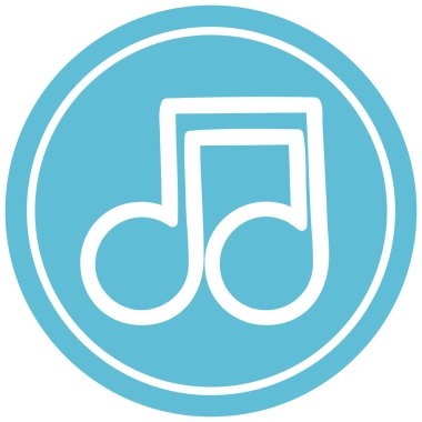 nota dairesel simgesi simgesi