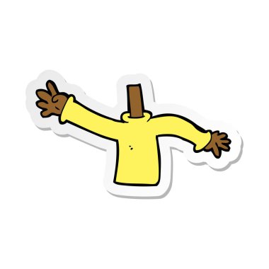 etiket bir çizgi film vücut