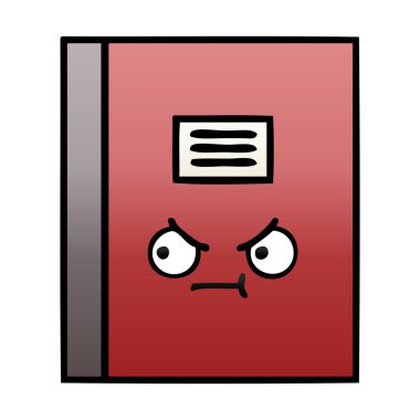 Notebook degrade gölgeli çizgi film