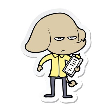 etiket rahatsız çizgi fil