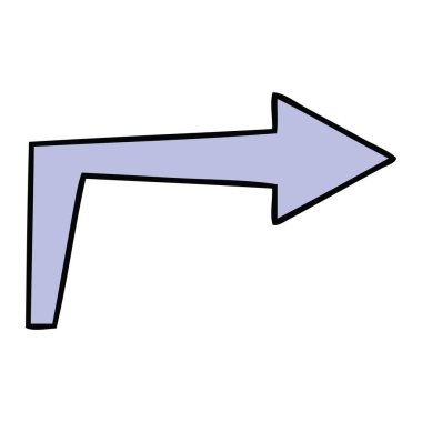 el çekilmiş ilginç karikatür oku