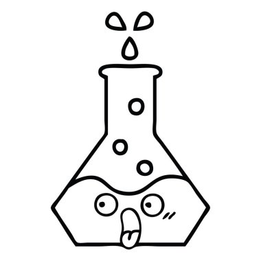 bir bilim ölçek çizim karikatür