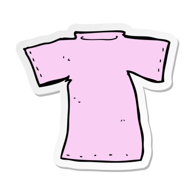 etiket karikatür t gömlek