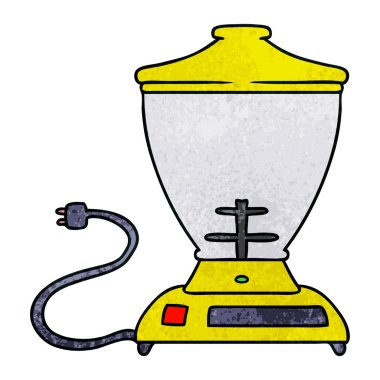 dokulu karikatür doodle gıda blender