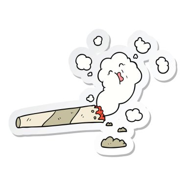 Sigara İçilmeyen bir çizgi film etiketi