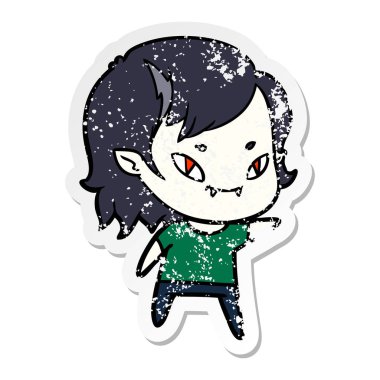 bir çizgi film dostu vampir kızın sıkıntılı etiket