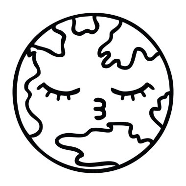 planet Earth çizim karikatür