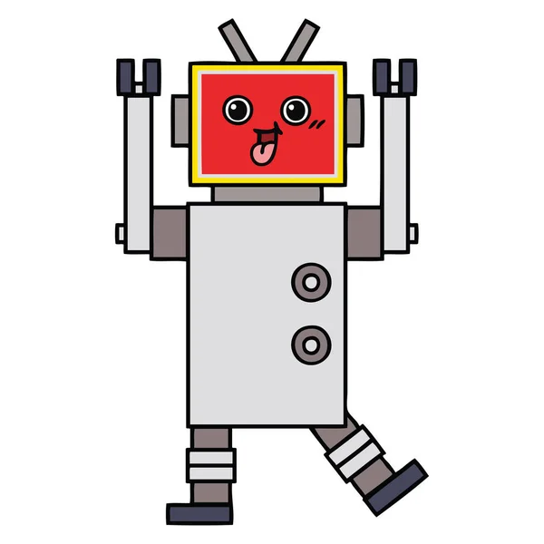 Kreskówka Robota — Wektor stockowy