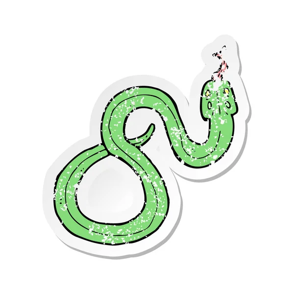 Etiqueta de uma cobra de desenho animado imagem vetorial de  lineartestpilot© 248743320