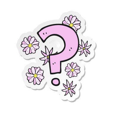 çizgi film soru işareti etiket