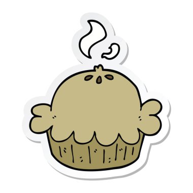 etiket bir karikatür pastası