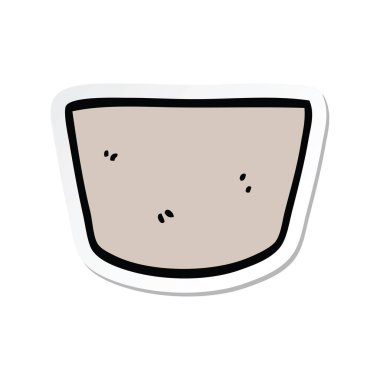 etiket bir karikatür tencere