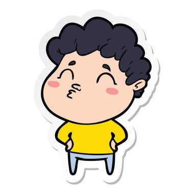 surat asmayı bir çizgi film adamın etiket