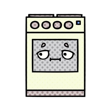 çizgi roman tarzı çizgi film mutfak fırın