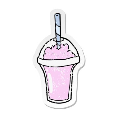 bir çizgi film güler yüzlü sıkıntılı etiket