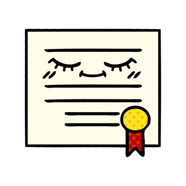 çizgi roman tarzı çizgi film Mezuniyet Diploması