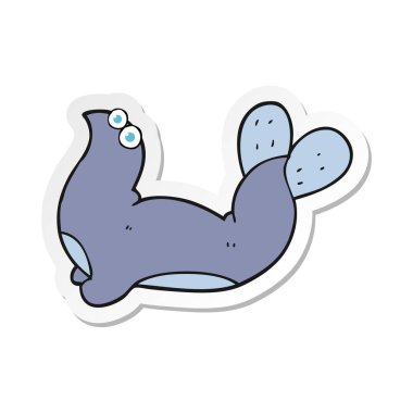 etiket, bir çizgi film mühür