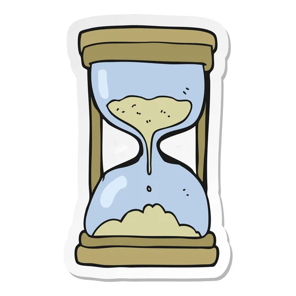 Sticker Van Een Cartoon Timer — Stockvector