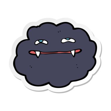 bir çizgi film vampir bulut etiket