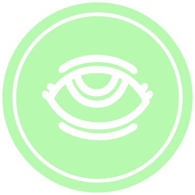 göz simgesi dairesel simgesi simgesi