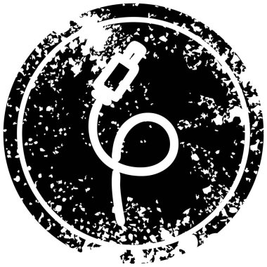 elektrik prizinden sıkıntılı simgesi simgesi