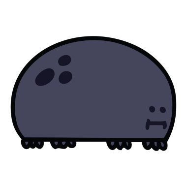 ilginç el karikatür böceği çekilmiş