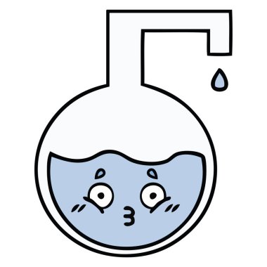 sevimli çizgi bilimsel deney 