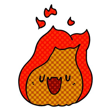 çizgi film kawaii şirin ateş etmek