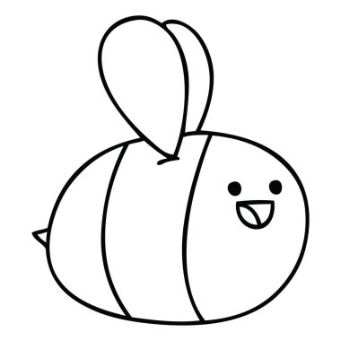 çizim için ilginç çizgi film bumblebee