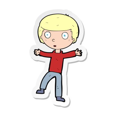 bir çizgi film ürküyor çocuğun etiket