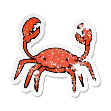 çizgi film Yengeç sıkıntılı etiket