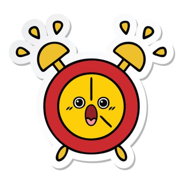 sevimli çizgi çalar saat etiket