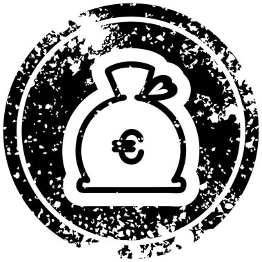 para çuval sıkıntılı simgesi simgesi