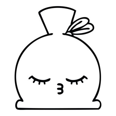 Çizim karikatür çuval