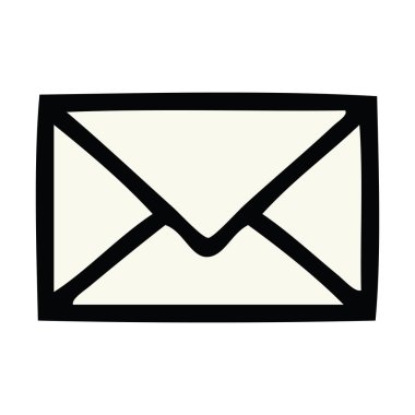 sevimli çizgi kağıt zarf