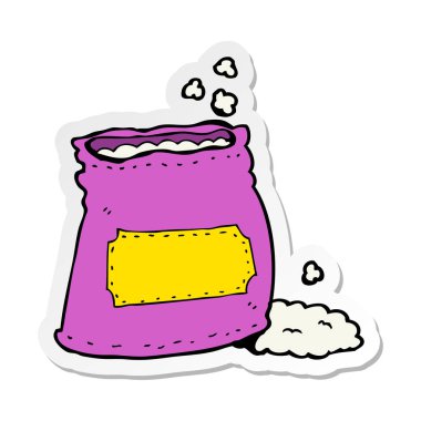 etiket un bir karikatür çanta