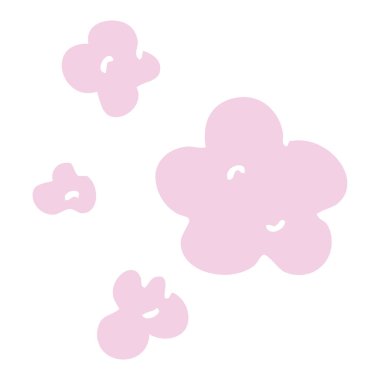 ilginç karikatür bulutlar el çekilmiş