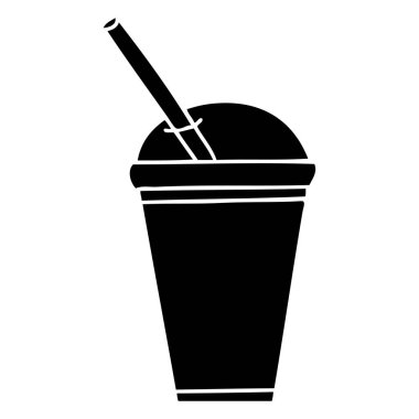 yumuşak içki düz sembol