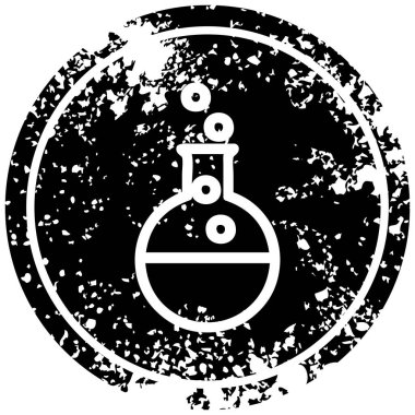 Bilim deneme sıkıntılı simgesi simgesi