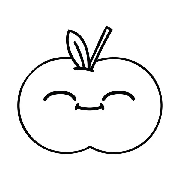 สายวาดการ นของแอปเป — ภาพเวกเตอร์สต็อก
