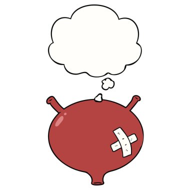 karikatür mesane ve düşünce balonu