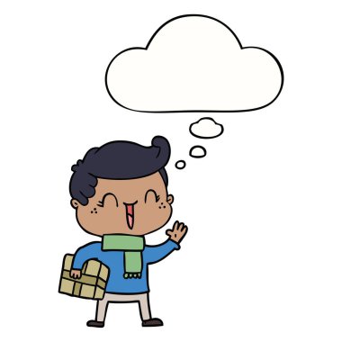 karikatür gülmek çocuk ve düşünce kabarcık