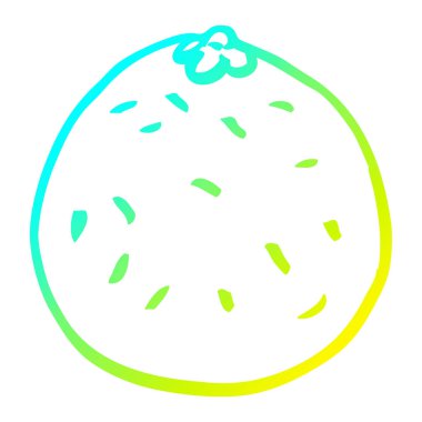 soğuk degrade çizgi çizim karikatür narenciye turuncu