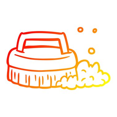 sıcak degrade çizgi çizim ifırça fırçası