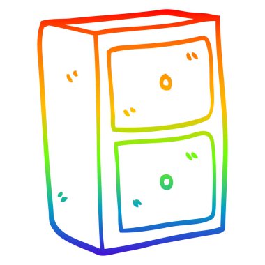 gökkuşağı gradyan çizgi çizim karikatür sabit çizer