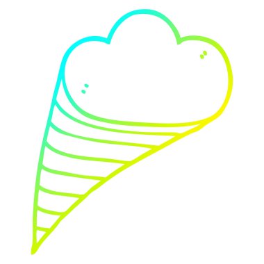 soğuk degrade çizgi çizim karikatür dekoratif bulut